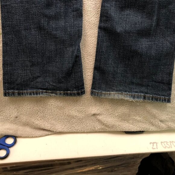 Riders By Lee Womens Jeans Size 34W Measured Bootcut Blue Denim Casual Classic - Picture 13 of 16
